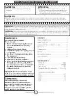 Preview for 2 page of HeatStar MH4B Operating Instructions And Owner'S Manual