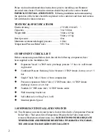 Preview for 2 page of Heatstore HS30U Installation And User Instructions Manual