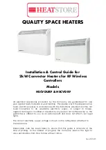 Heatstore HSCVDURF Installation & Control Manual preview