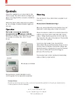 Preview for 4 page of Heatstore HSP500WRF Installation & Control Manual