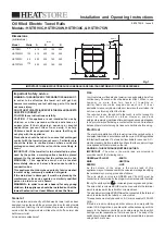 Heatstore HSTR 90C Installation And Operating Instructions preview