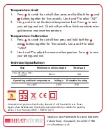 Preview for 8 page of Heatstore HSUFDC Installation And Operating Instructions Manual