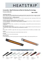 Preview for 2 page of HEATSTRIP INTENSE THY2200 Product Manual