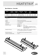 Предварительный просмотр 4 страницы HEATSTRIP Max THX 3600 Operation, Installation, And Maintenance Manual