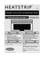 HEATSTRIP TGH34WN Operation, Installation, And Maintenance Manual предпросмотр