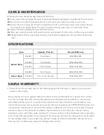 Preview for 19 page of Heatwave SA8000 Manual