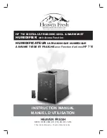 Preview for 1 page of Heaven Fresh HF 710 Instruction Manual