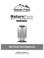 Heaven Fresh NatroPure Instruction Manual preview