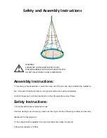 Heavenly Hammocks 100cm Multi Colour Round Birds Nest Safety And Assembly Instructions preview