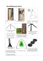 Предварительный просмотр 3 страницы Heavenly Hammocks Curved Tripod Stand Safety And Assembly Instructions