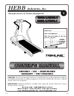 Hebb Trimline 1600.1 Owner'S Manual preview