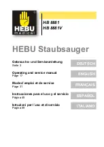 HEBU medical HB 8881 Operating And Service Manual preview