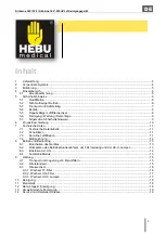 Preview for 3 page of HEBU medical HB9307 Operating Manual