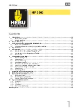 Предварительный просмотр 29 страницы HEBU medical HBS 100 Varex Operating Manual