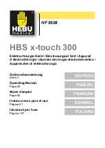 HEBU medical HBS 100 Operating Manual предпросмотр