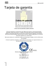 Предварительный просмотр 112 страницы HEBU medical HBS 100 Operating Manual