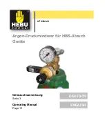 Preview for 1 page of HEBU medical HF 9530-02 Operating Manual