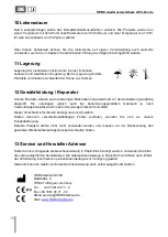 Предварительный просмотр 16 страницы HEBU medical HF 9928-01 Operating Manual