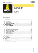 Предварительный просмотр 17 страницы HEBU medical HF 9928-01 Operating Manual