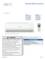 Предварительный просмотр 1 страницы HEC AS09TB1HRH User Manual