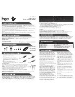 HEC NCH10 User Manual preview