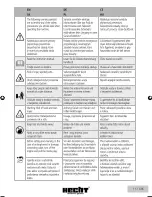 Предварительный просмотр 11 страницы hecht 1803 S Instructions For Use Manual