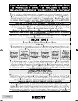 Preview for 38 page of hecht 1803 S Instructions For Use Manual