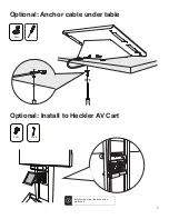 Preview for 7 page of Heckler Design Heckler AV T272 Assembly & Installation