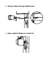 Предварительный просмотр 5 страницы Heckler Design LOGITECH MEETUP BRACKET Assembly & Installation