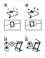 Предварительный просмотр 3 страницы Heckler Design WindFall STAND PORTRAIT Assembly & Installation