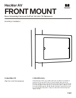 HECKLER FRONT MOUNT Assembly & Installation preview