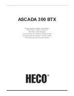 Heco ASCADA 300 BTX Installation Manual предпросмотр