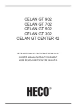 Heco CELAN GT 302 Owner'S Manual/Warranty Document предпросмотр