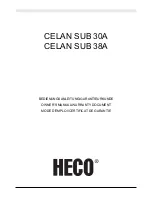 Heco CELAN SUB 30A Owner'S Manual/Warranty Document предпросмотр