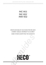 Предварительный просмотр 1 страницы Heco INC 602 Owner'S Manual/Warranty Document