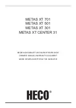 Heco METAS XT 301 Owner'S Manual предпросмотр