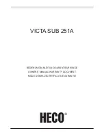 Heco Victa Sub 251A Owner'S Manual/Warranty Document предпросмотр