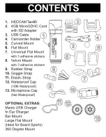 Предварительный просмотр 4 страницы HEDCAMz hedcam ten80 User Manual