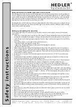 Preview for 5 page of Hedler Daylight DX15 Operation Manual