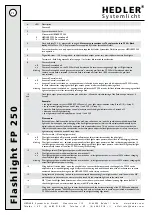 Preview for 3 page of Hedler FP 250 Quick Start Manual