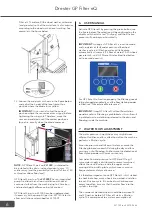 Предварительный просмотр 6 страницы Hedson Drester GP Filter eQ Product Manual