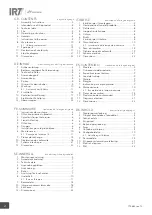 Preview for 2 page of Hedson IRT 1 PREPCURE Assembly, Instruction & Spares Manual