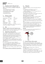 Preview for 4 page of Hedson IRT 1 PREPCURE Assembly, Instruction & Spares Manual