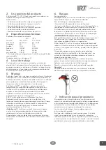 Preview for 9 page of Hedson IRT 1 PREPCURE Assembly, Instruction & Spares Manual