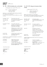 Preview for 18 page of Hedson IRT 1 PREPCURE Assembly, Instruction & Spares Manual