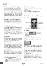 Preview for 14 page of Hedson IRT 424 DTP Instruction Manual