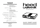 HEED LAGRANGE Quick Start Manual preview