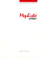 Hegener+Glaser Mephisto Polgar Instructions Manual preview