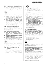 Предварительный просмотр 12 страницы HEIDELBERG Stele Duo Operating Instructions Manual