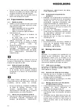 Предварительный просмотр 14 страницы HEIDELBERG Stele Duo Operating Instructions Manual